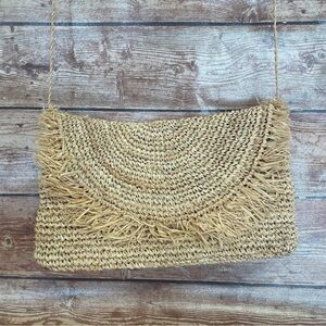 Bujibaja Woven crossbody clutch